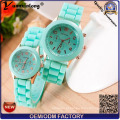 YXL-785 Silicone Quartz Watch mulheres geleia Senhoras relógio de pulso, relógios de marca vestido de mulher